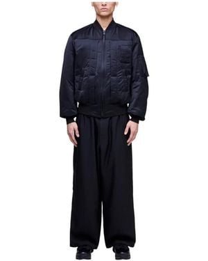 adidas Fitness ,Zwart ,Leer Y-3 Sport Uniform Pinstripe Track Pants - Blauw