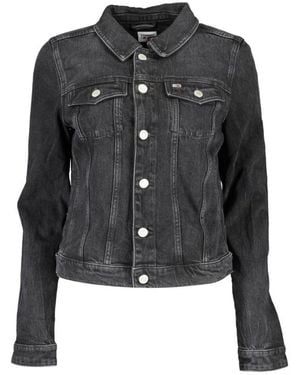Tommy Hilfiger Denim Jackets - Black