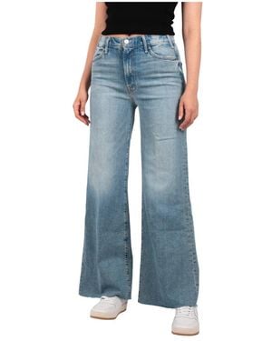 Mother Wide Jeans - Blu