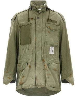 Maison Mihara Yasuhiro Light Jackets - Vert