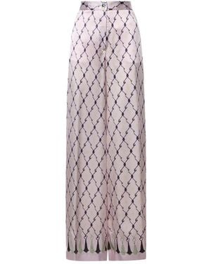 Genny Wide Trousers - Purple