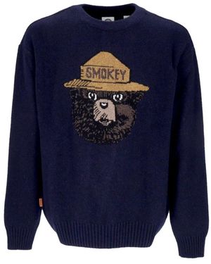 Element Round-Neck Knitwear - Blue