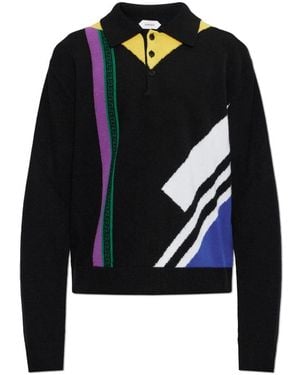 Versace V-Neck Knitwear - Noir