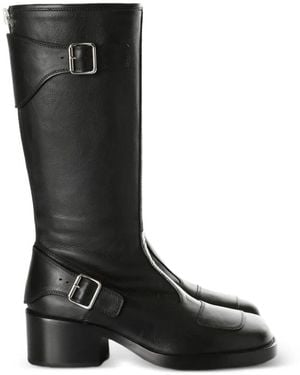 Ann Demeulemeester High Boots - Negro