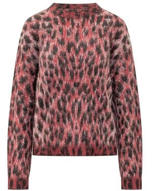 Laneus Truien & Vesten ,Rood ,Jumper Boxy Fit