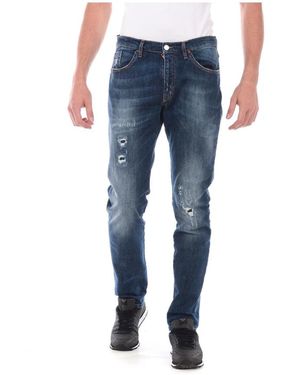 Daniele Alessandrini Gerade Jeans - Blau