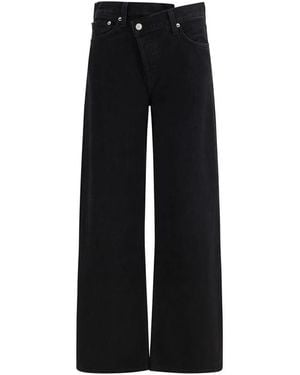 Agolde Wide Jeans - Negro