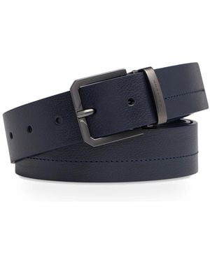 Piquadro Accessoires ,Blauw ,Leer Russel Leren Riem