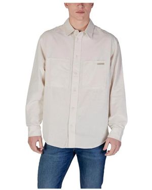 Calvin Klein Cotton Rigenerato Shirt - Grijs