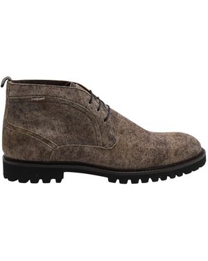 Floris Van Bommel Lace-Up Boots - Brown
