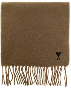 Ami Paris Winter Scarves - Groen