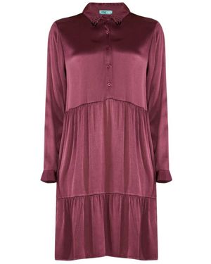 Tooche Silksatin Kleid Für Damen - Rot