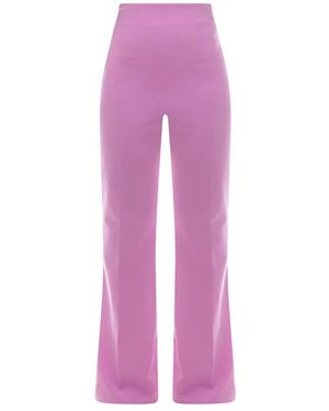 Sportmax Straight Trousers - Violet