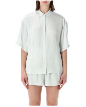 Anine Bing Overhemden ,Groen ,Pyjamas - Wit