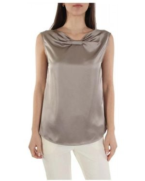 Emporio Armani Sleeveless Tops - Brown