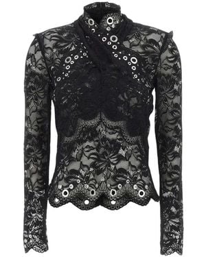 Rabanne Long Sleeve Tops - Noir