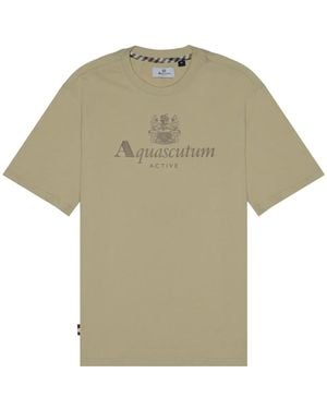 Aquascutum T-Shirts - Green