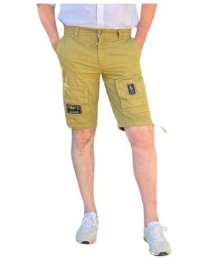 Aeronautica Militare Casual Shorts - Green