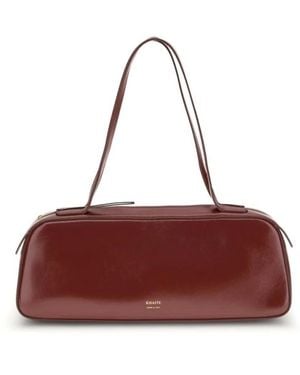 KHAITE Elegante Simona Schoudertas - Paars