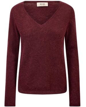 Mos Mosh V-Neck Knitwear - Violet