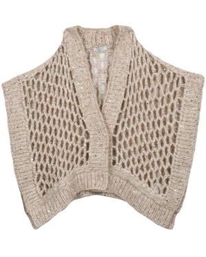 Peserico Gilet Traforato - Metallic