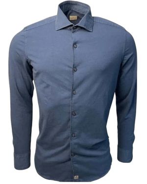 Sonrisa Elegant Blauw Jersey Shirt