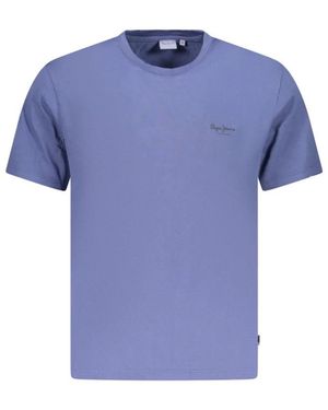 Pepe Jeans T-Shirt Met Korte Mouwen - Blauw