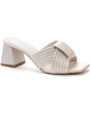 KEDDO Schoenen ,Elegante Open Muiltjes - Wit