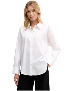 DKNY Jewel Button Shirt - Wit