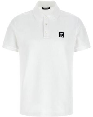 Balmain Polo Hemden - Wit