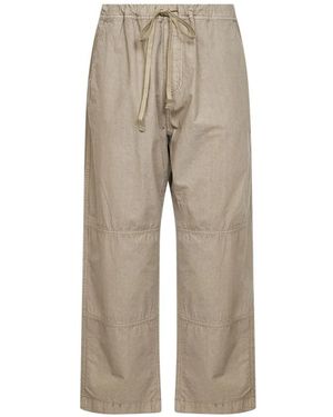 Haikure Broeken ,Katoen Elastische Broek - Naturel