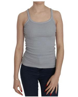 Pink Memories Sleeveless Tops - Gris