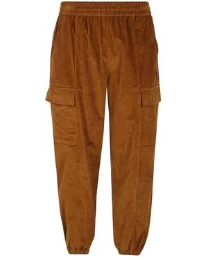 Marcelo Burlon Slim-Fit Pants - Brown
