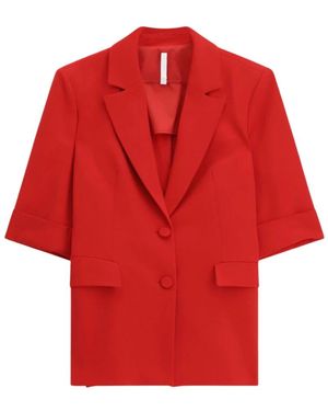 Imperial Jassen ,Rood ,Polyester Giacca Manica Corta