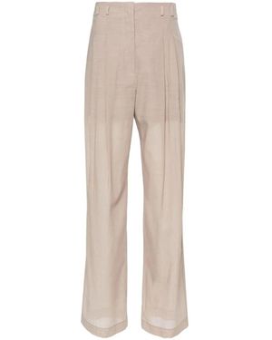 Philosophy Di Lorenzo Serafini Wide Trousers - Natural