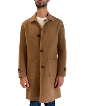 Eleventy Single-Breasted Coats - Bruin
