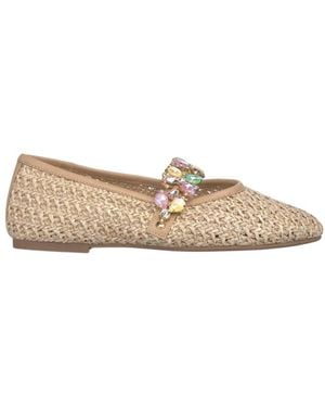 Alma En Pena. Ballerina Shoes - Natural