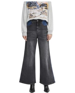 Munthe Summie Wide Jeans - Grijs