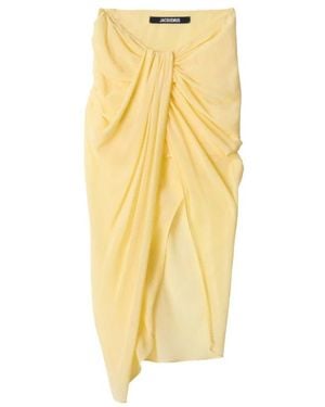 Jacquemus La Jupe Pareo - Geel