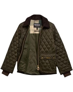 Barbour Fitted Beadnell Quilt - Groen