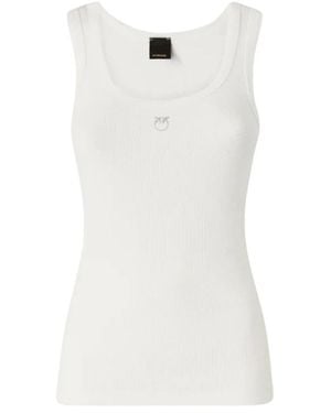 Pinko Sleeveless Tops - Blanco