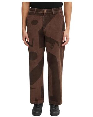 by Parra Jeans ,Bruin ,Katoen Losse Broek