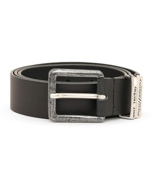 DIESEL Accessoires ,Zwart ,Leer B-Guarantee-A Riem