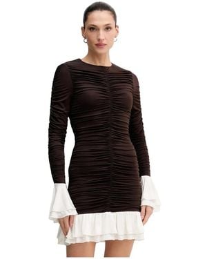 ROTATE BIRGER CHRISTENSEN Short Dresses - Negro