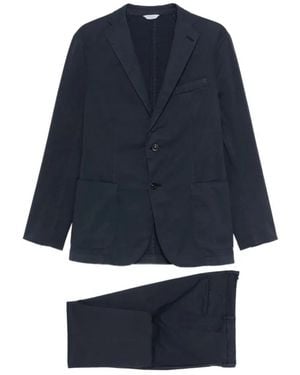 Boglioli Single Breasted Suits - Blue