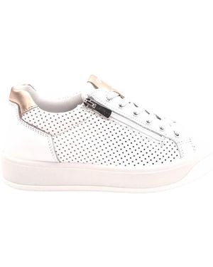 Igi&co Schoenen ,Wit ,Leer Ava Sneakers