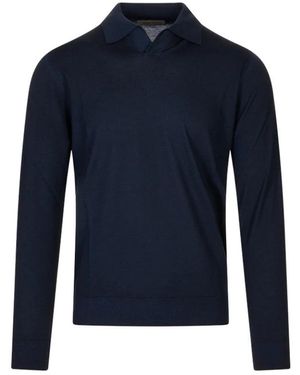 Corneliani Polo Shirts - Azul