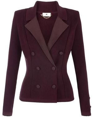 Elisabetta Franchi Blazers - Purple