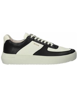 Blackstone Weiße sneaker - marly stil stone - Schwarz