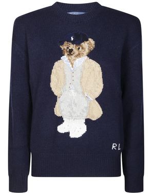 Polo Ralph Lauren Round-Neck Knitwear - Blu